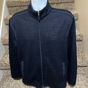 Perfect mint *Johnston & Murphy XC4* full-zip lightweight men’s navy jacket - L